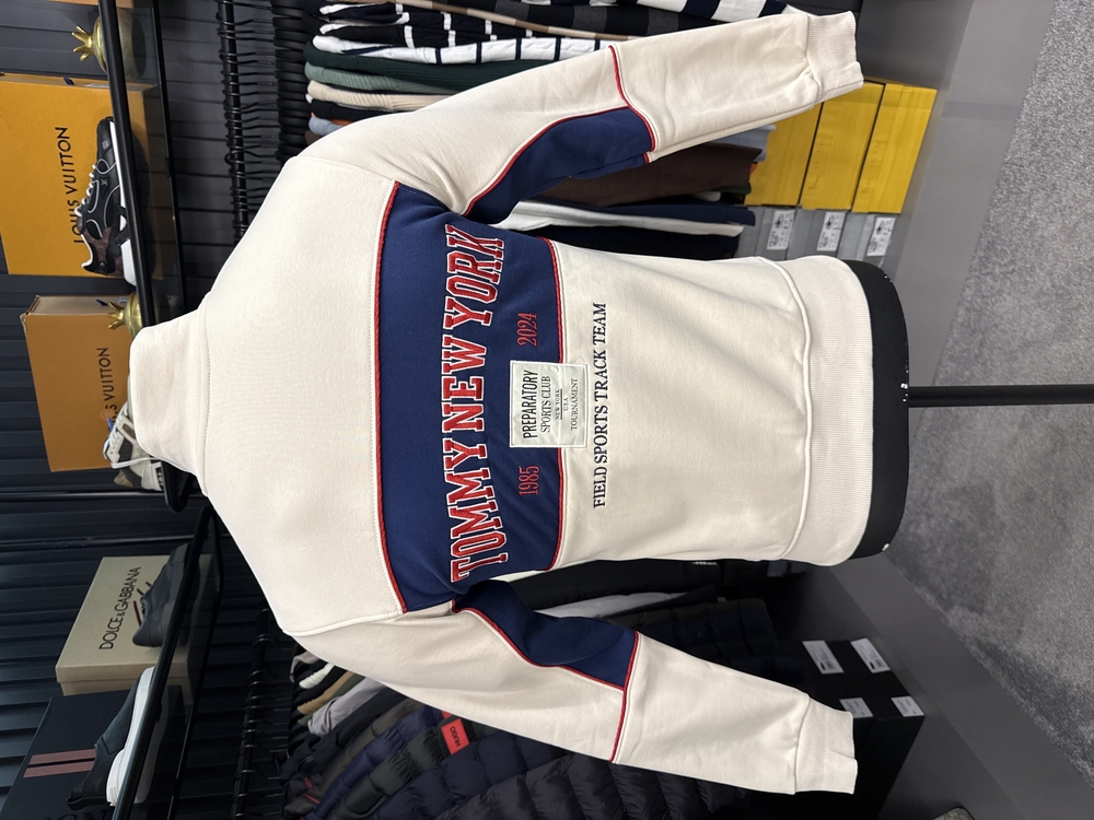 OUTLET ÜRÜNÜ Tommy Hılfıger Uzun Fermuarlı Sweat (444-Bej)