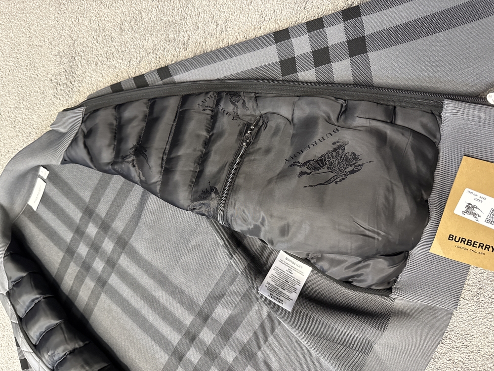 İthal Burberry Örme Mont 4745 (GREY)