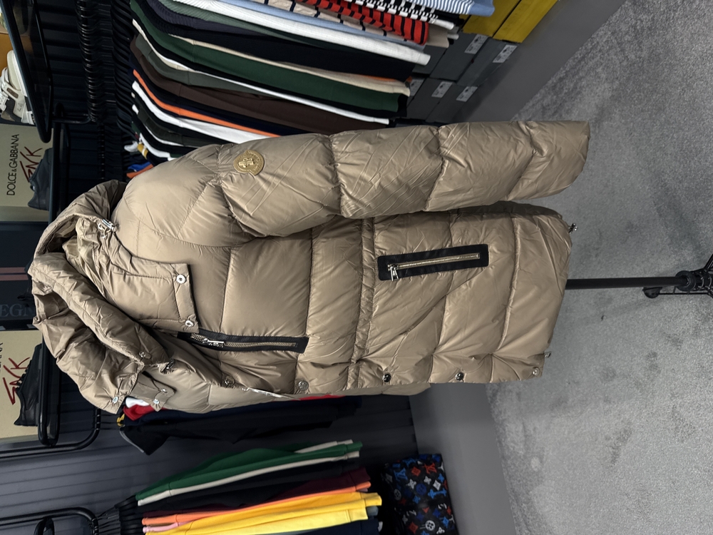 Outlet ürününİthal Moncler Kaz Tüyü Şişme Mont (80285-Bej)