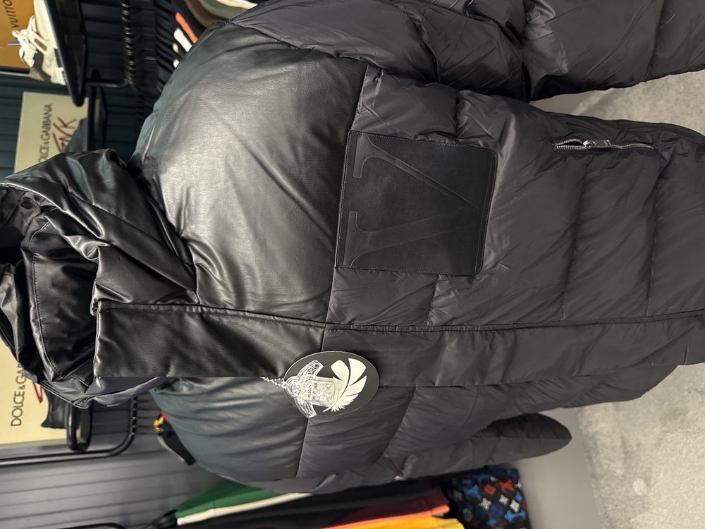 Outlet ürünü İthal Valentino Kaz Tüyü Şişme Mont (80462-Siyah)