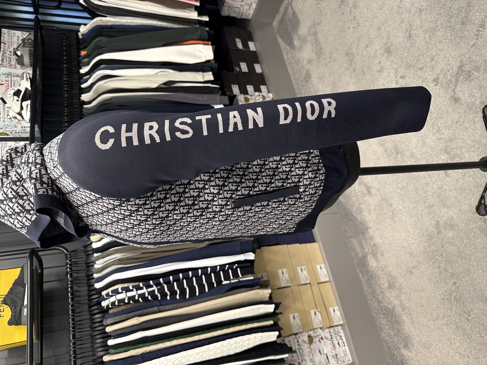 OUTLET ÜRÜNÜ İthal Christian Dior Çelik Örme Hoodie (Gri)