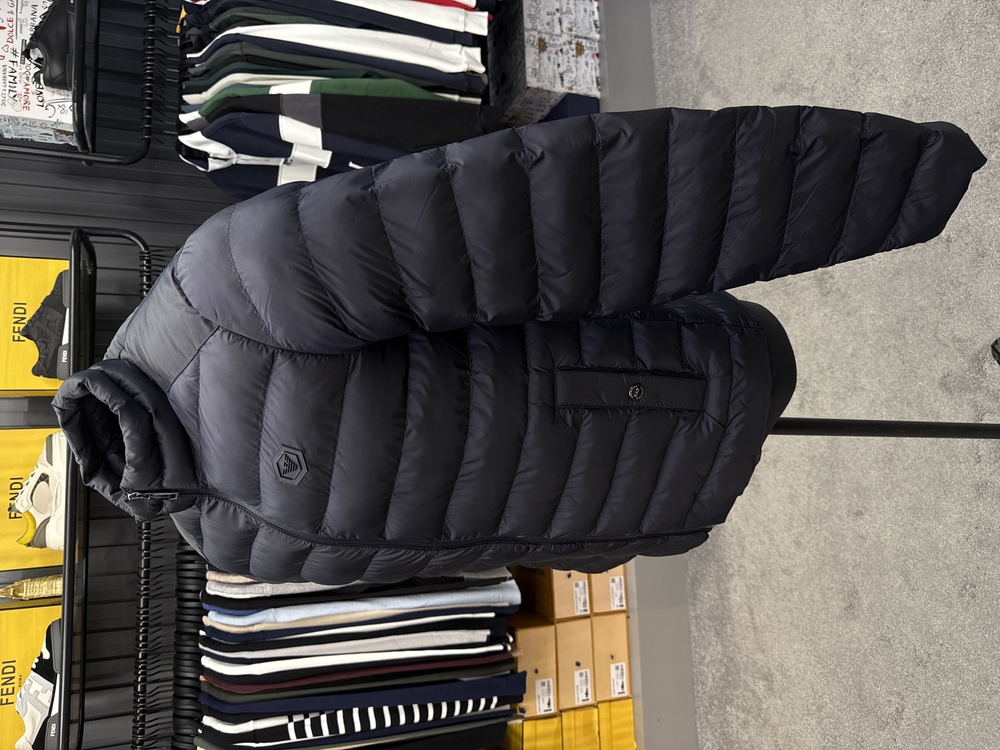 Emporio Armanı Kaz Tüylü Şişme Mont (4466-Lacivert)