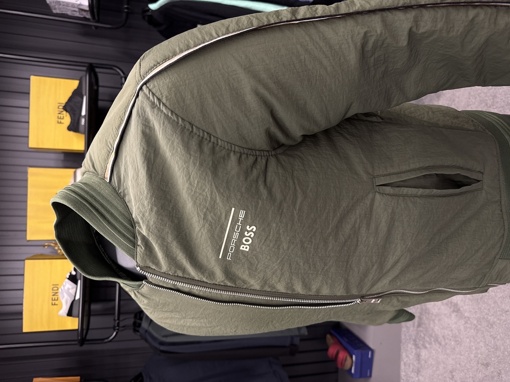 OUTLET ÜRÜNÜ Porsche X Boss Mevsimlik Mont (807-Yeşil)