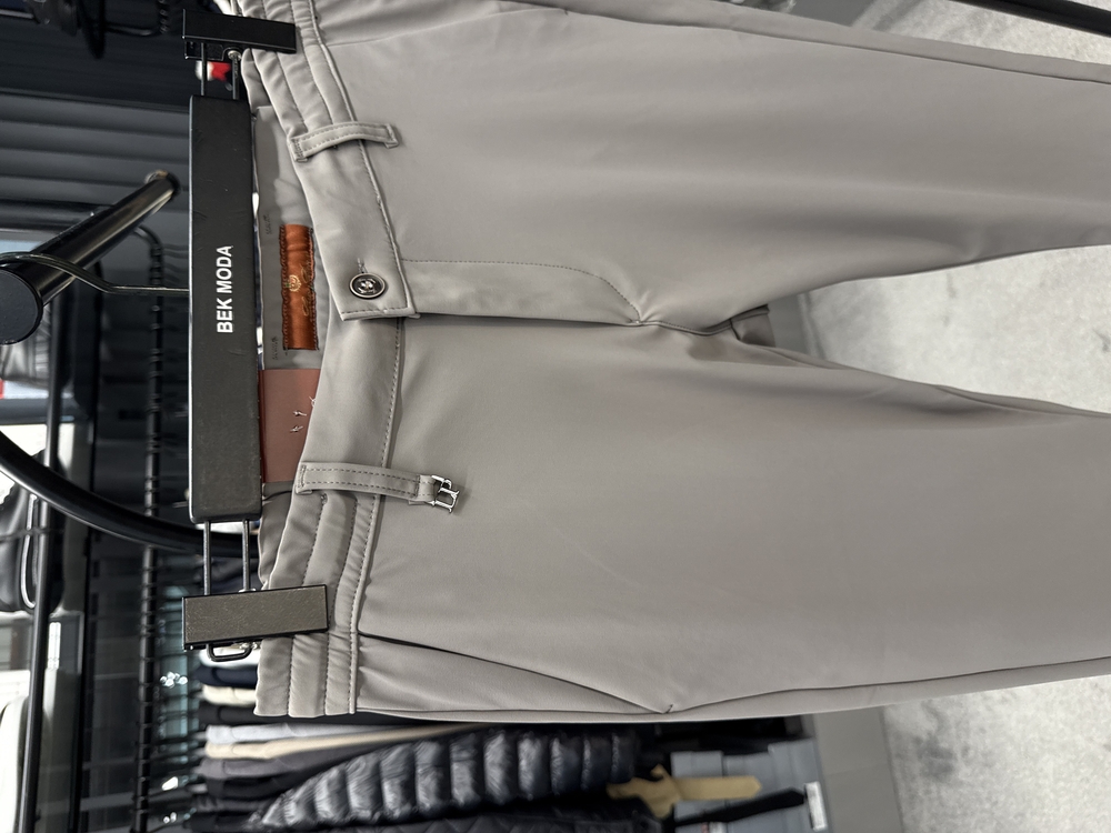 Lora Pıana Kışlık Kırışmayan Kumaş Jogger Pantolon (1154-Gri)