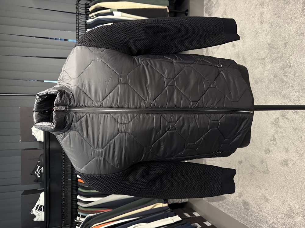 OUTLET ÜRÜNÜ İthal Moncler Çelik Örme Mont 4626 (Siyah)