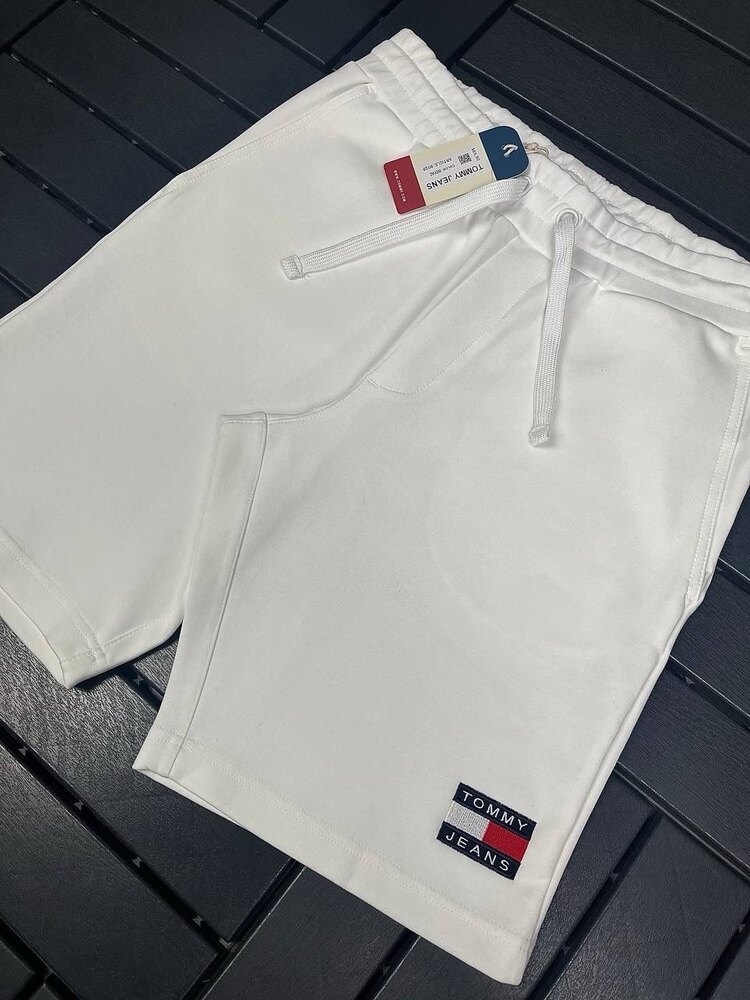 OUTLET ÜRÜNÜ Tommy Jeans Penye Şort (9029-Beyaz)