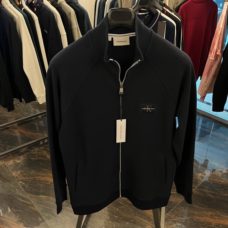 OUTLET ÜRÜNÜ Calvin Klein Uzun Fermuarlı Sweat (2509-Lacivert)
