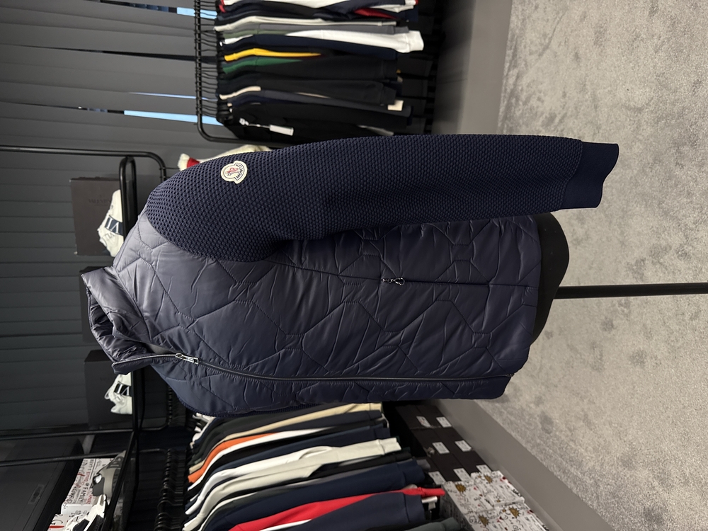 OUTLET ÜRÜNÜ İthal Moncler Çelik Örme Mont 4626 (Lacivert)