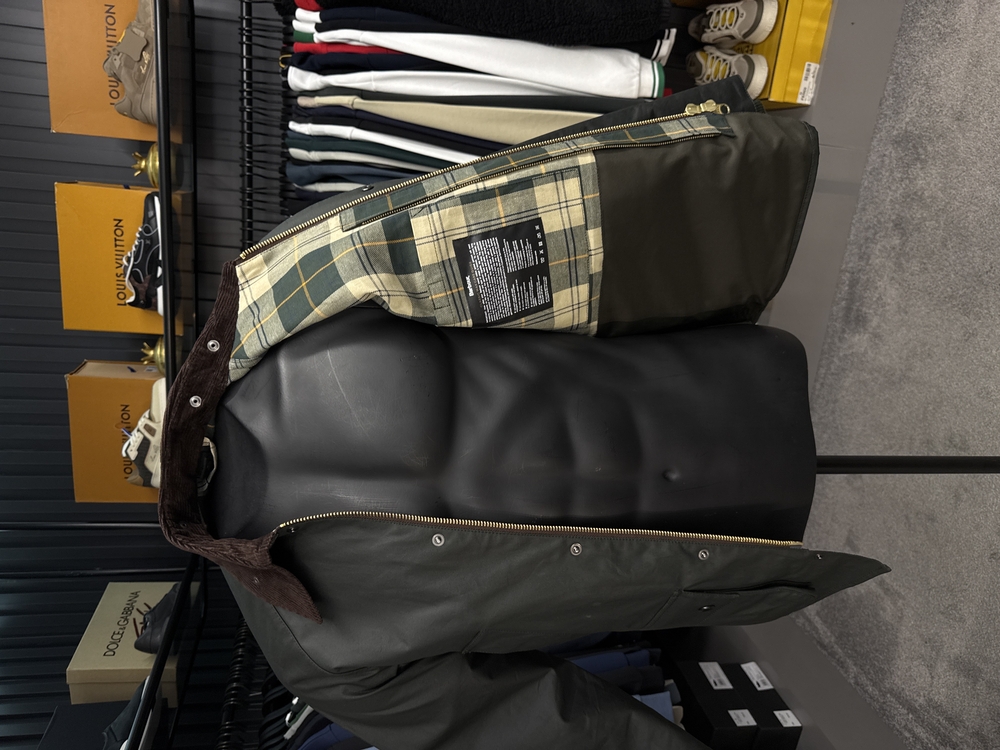 İthal Barbour Yağlı Ceket (Haki)5050