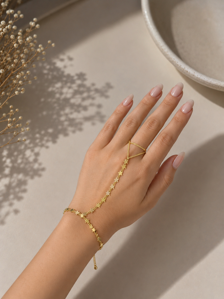 Çelik gold yıldız detaylı şahmeran 