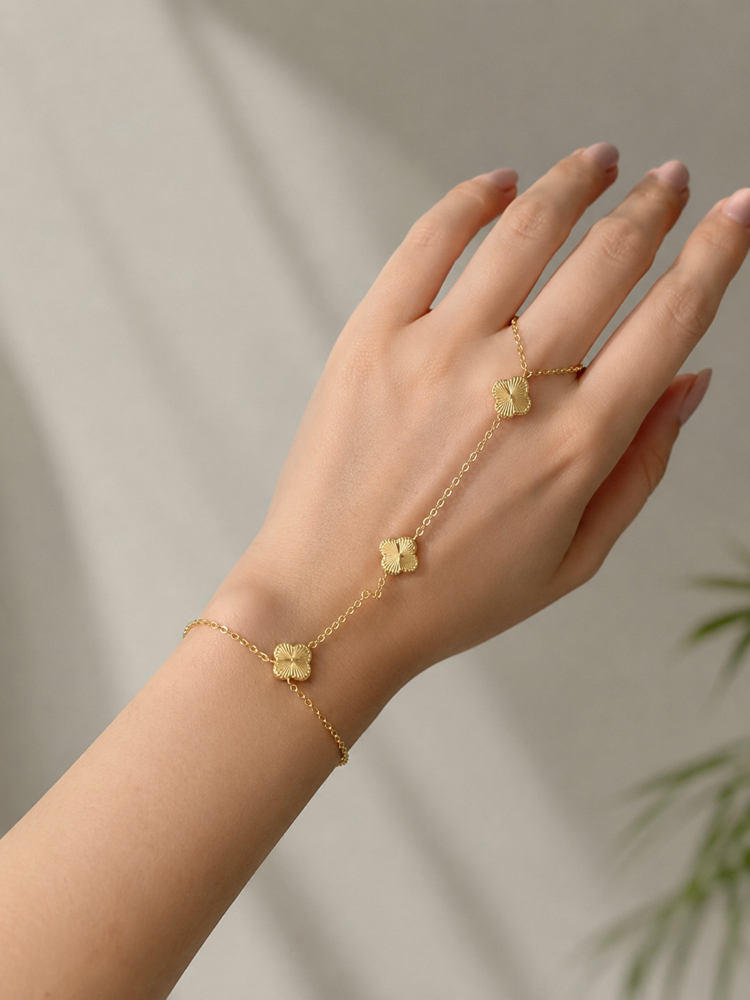 Çelik gold yonca detaylı şahmeran 