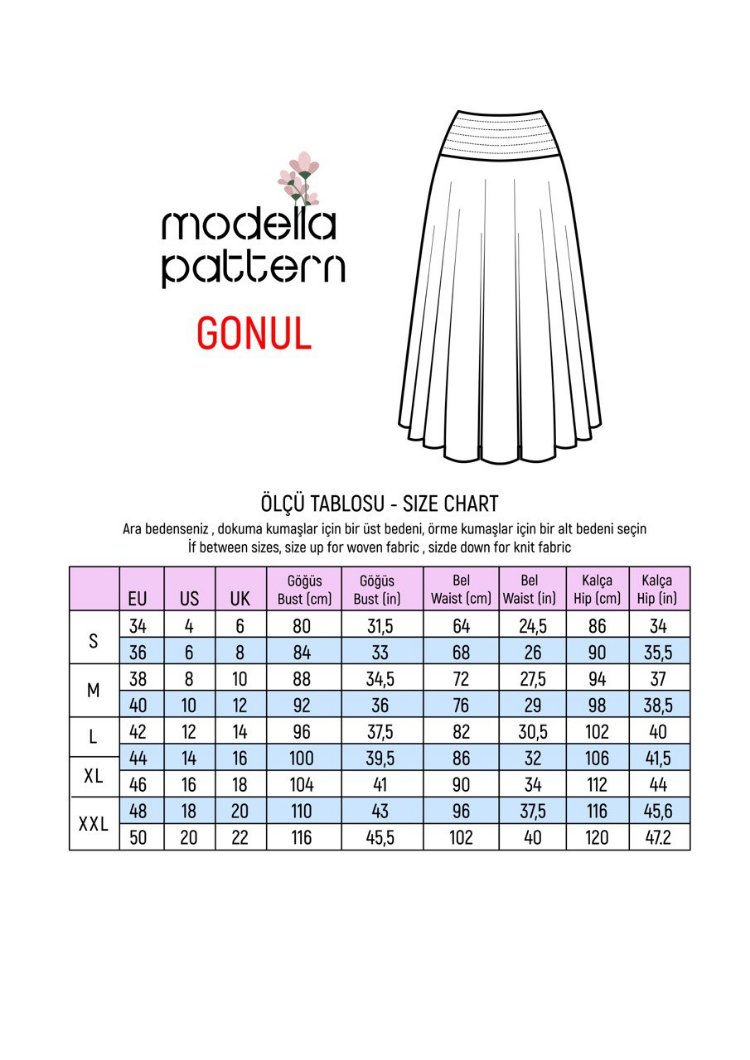 GONUL KORSAJLI KLOS ETEK KALIBI