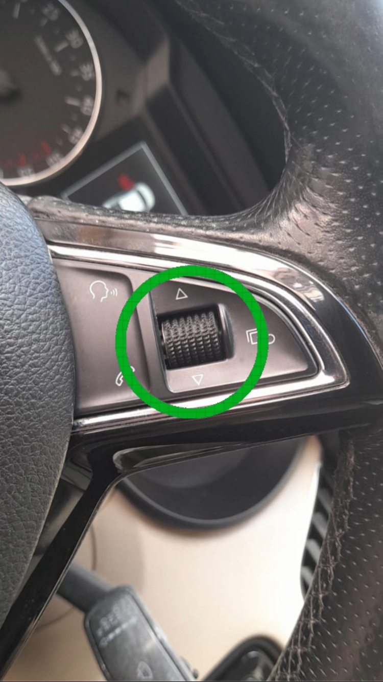 Skoda direksiyon tuşu