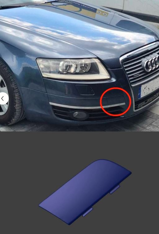 Audi A6 C6 Ön çeki demir kapağı 2005-2008 4F0807441