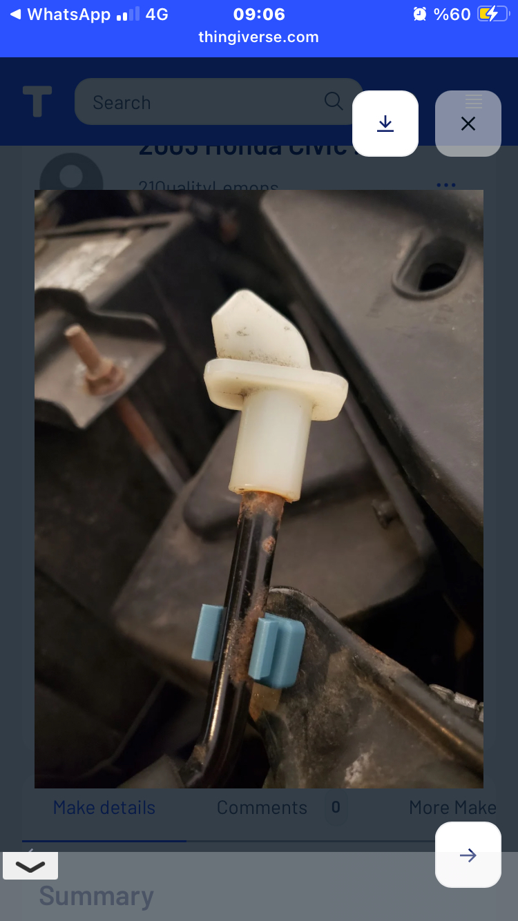 Honda kaput tutamaç aparatı