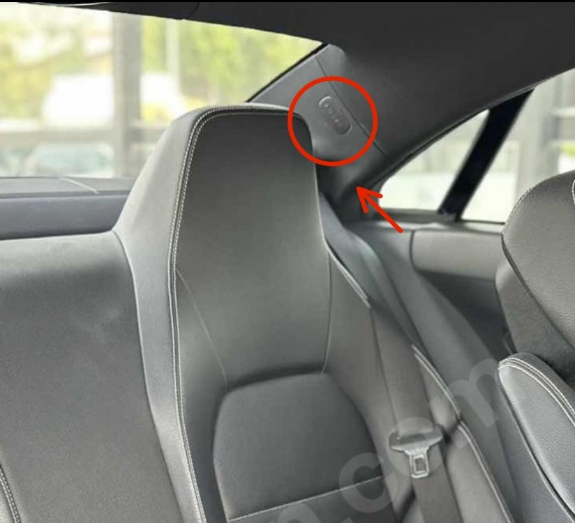 Mercedes E 250 Coupe Arka koltuk airbag kapağı