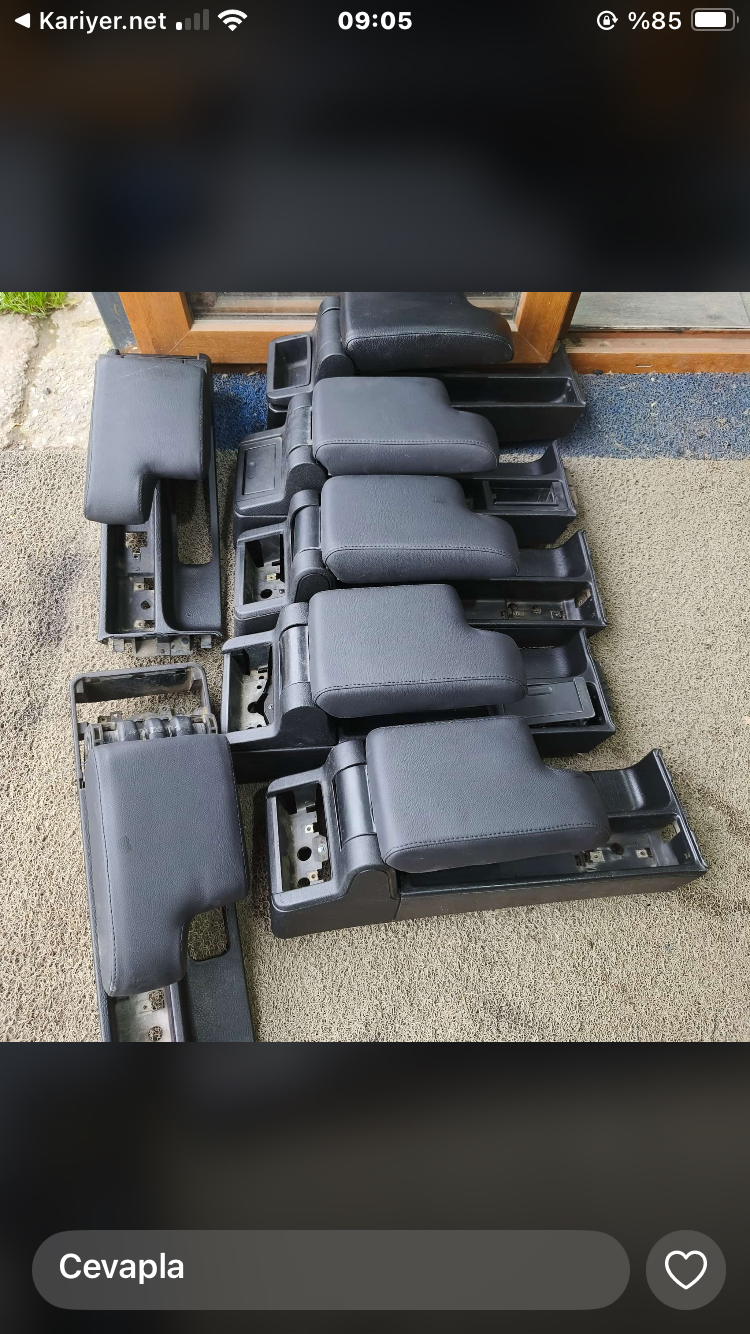 BMW E36 Orta konsol kolçak arkası trim kapağı 51168167852