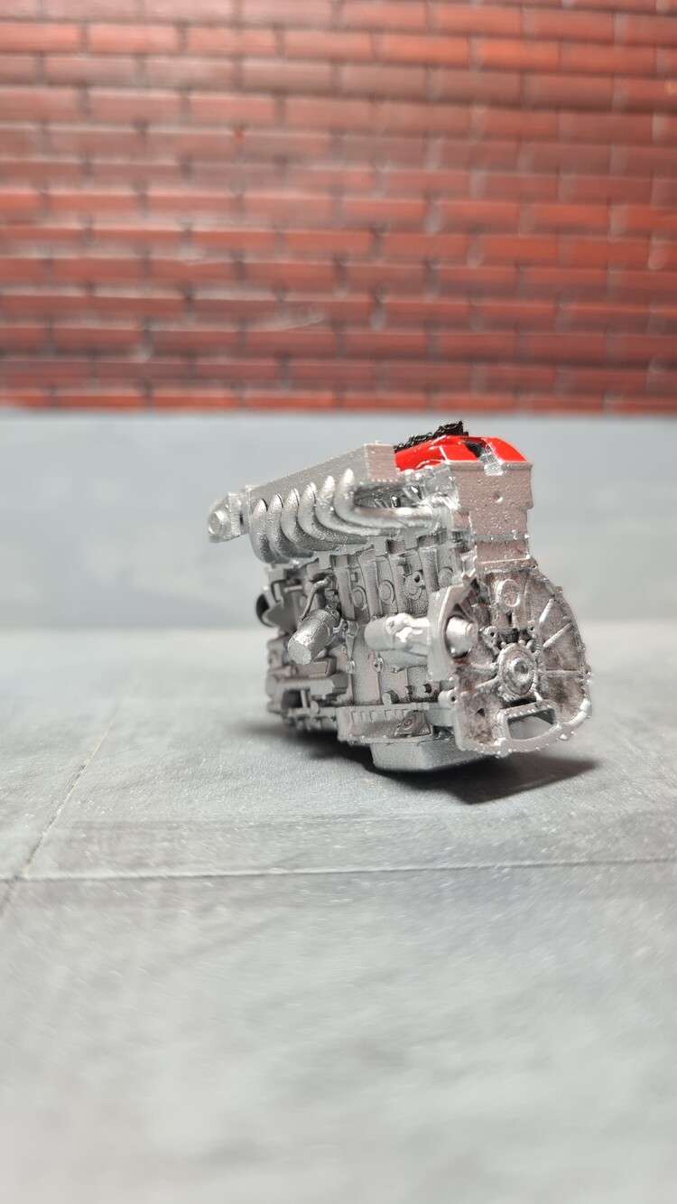 1/24 2JZ GTE Motor X-7 Red