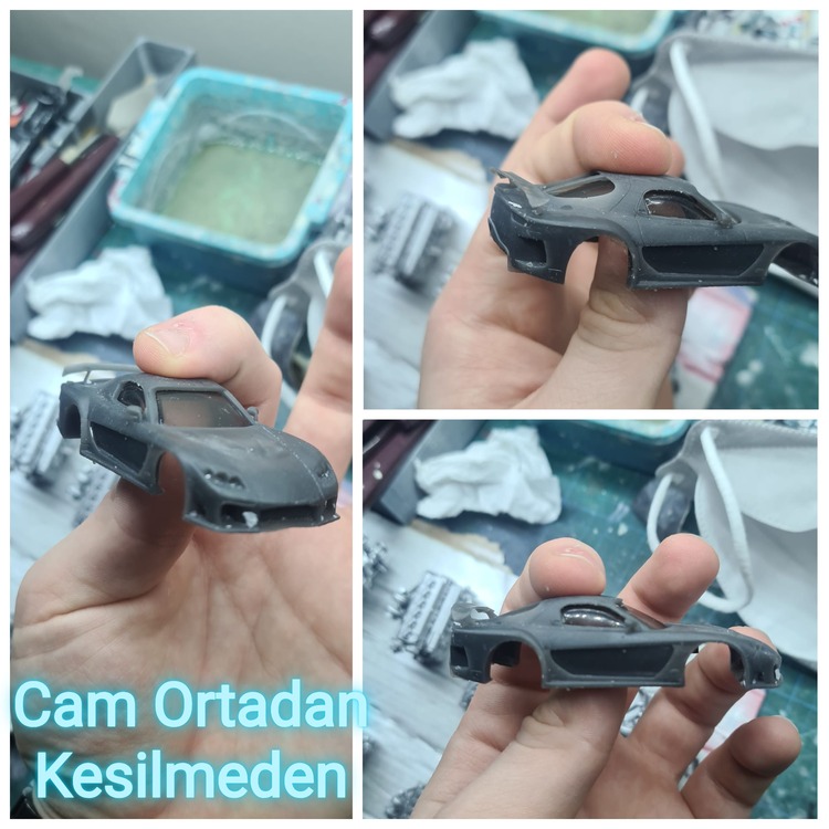 1/64 Hotwheels Mazda Rx-7 Veilside Dönüşüm Kiti