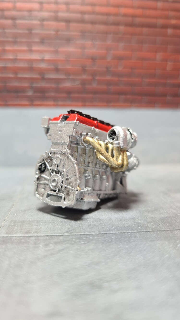 1/24 2JZ GTE Motor X-7 Red