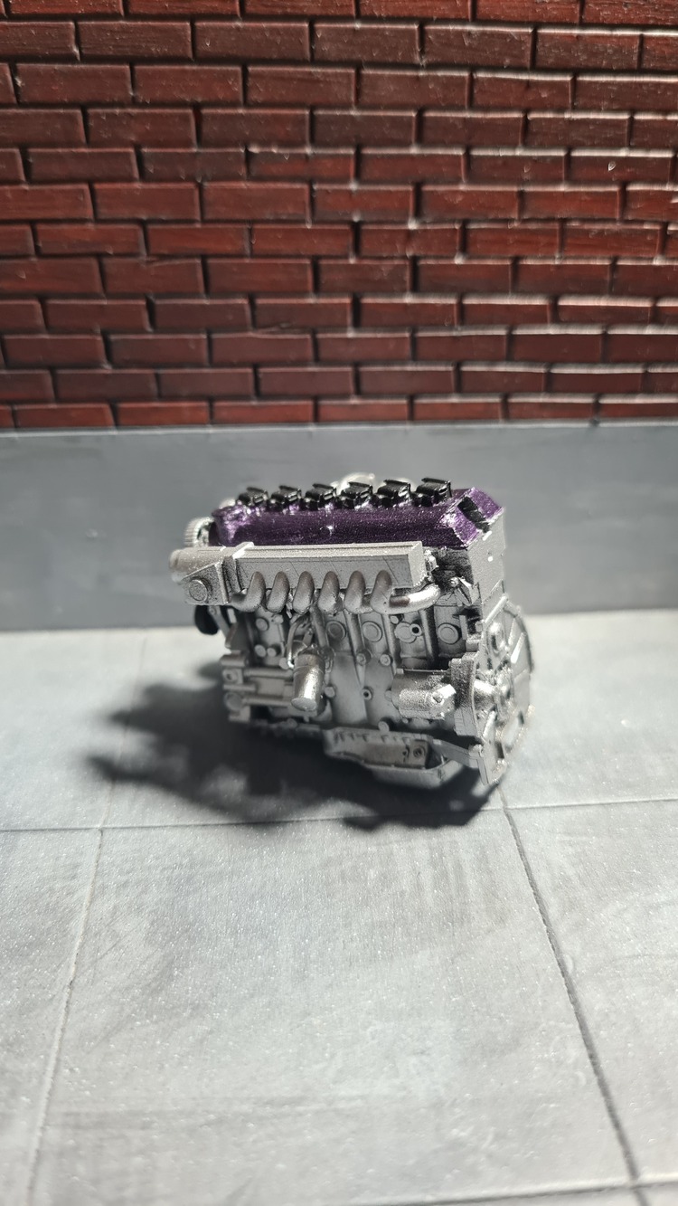 1/18 2JZ GTE Motor 7139 Koyu Orkide (Simli Mor)