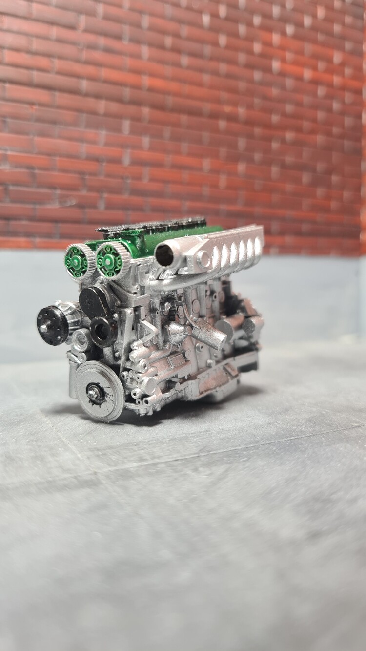 1/18 2JZ GTE Motor X-5 Green