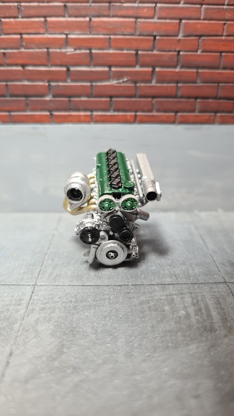 1/24 2JZ GTE Motor X-5 Green