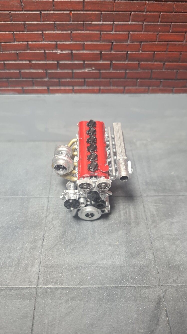 1/18 2JZ GTE Motor X-7 Red