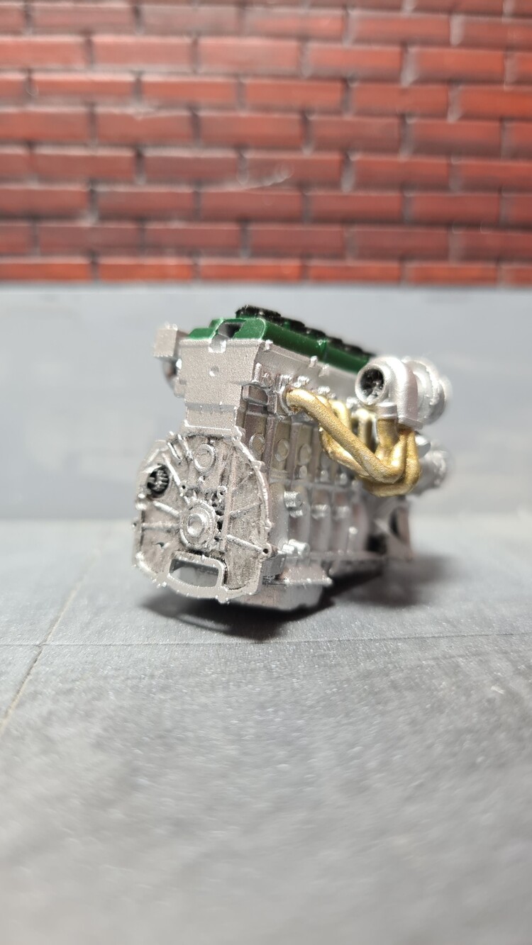 1/24 2JZ GTE Motor X-5 Green