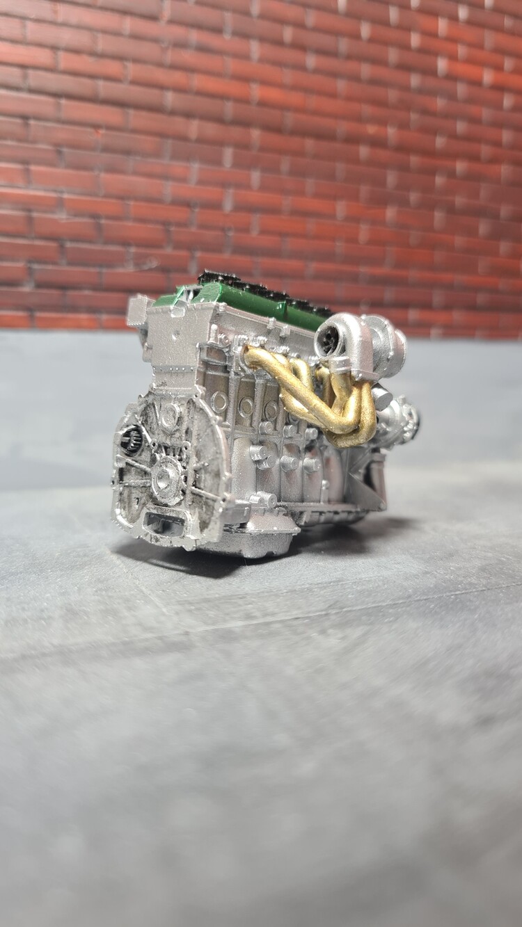 1/18 2JZ GTE Motor X-5 Green