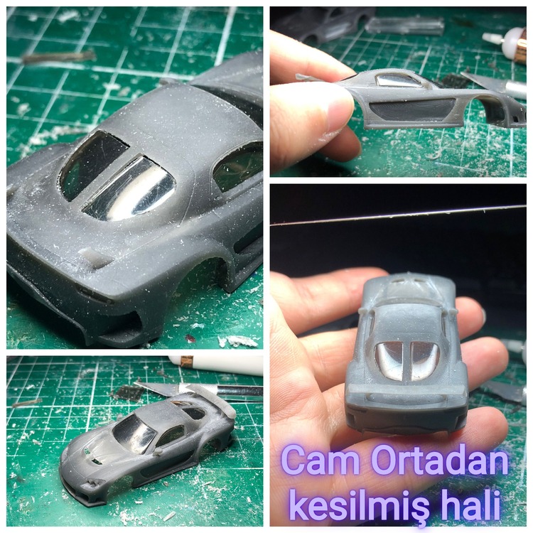 1/64 Hotwheels Mazda Rx-7 Veilside Dönüşüm Kiti