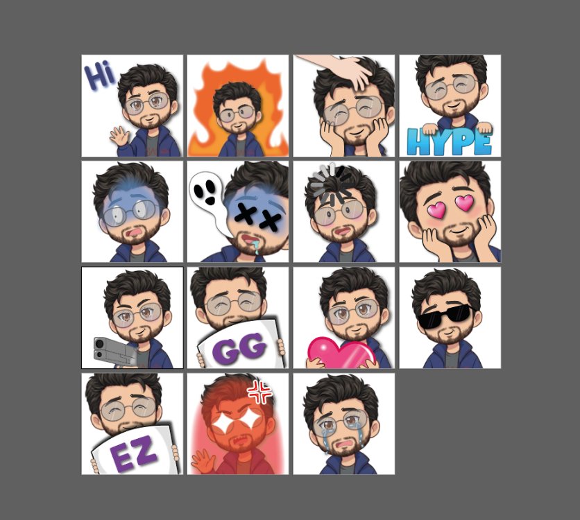 15 li Emote seti