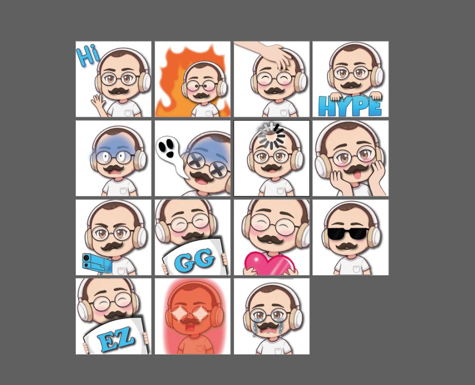 15 li Emote seti