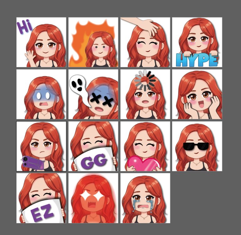 15 li Emote seti