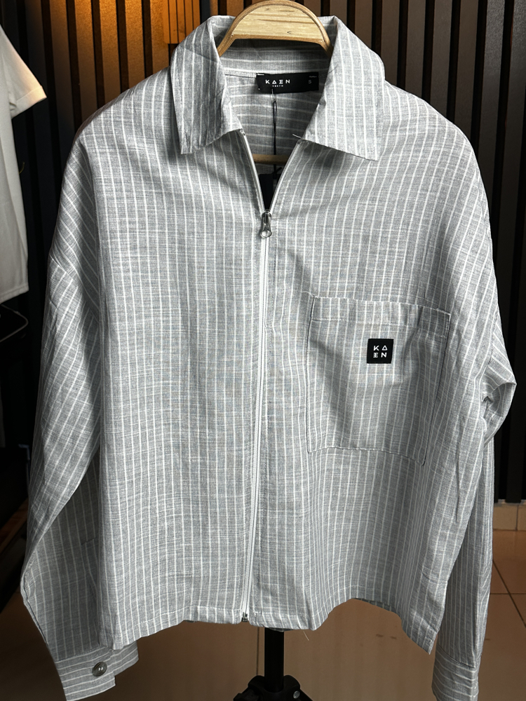 Özel Dikim Crop Kesim Oversize Gömlek Ceket %100 Cotton