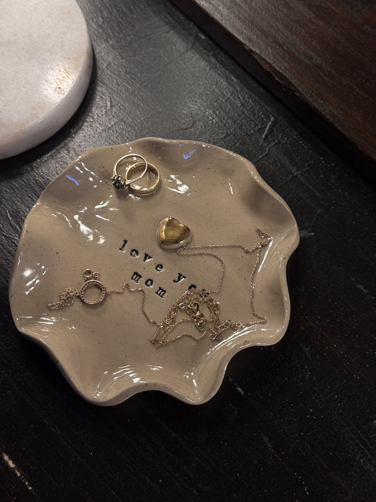 Love you mom jewellery dish