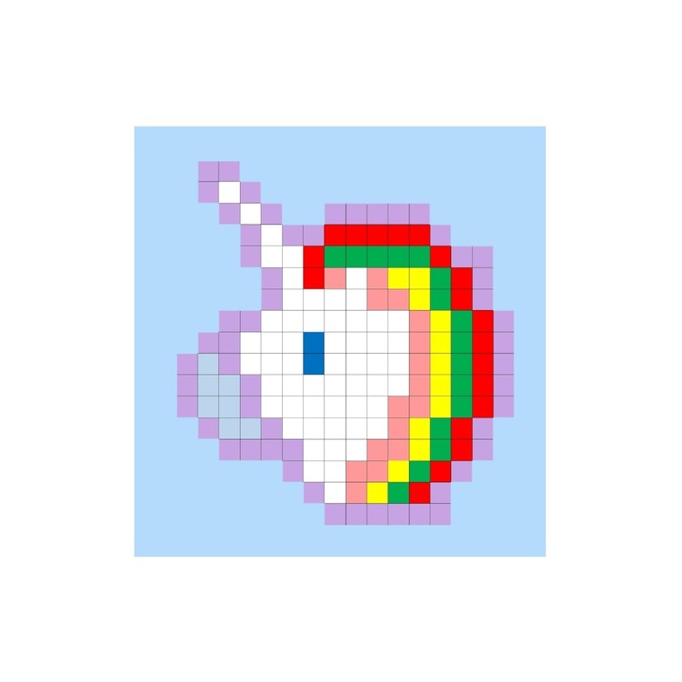 Çocuklar için Kendin Yap Mozaik Kit (Küçük Unicorn) ) 