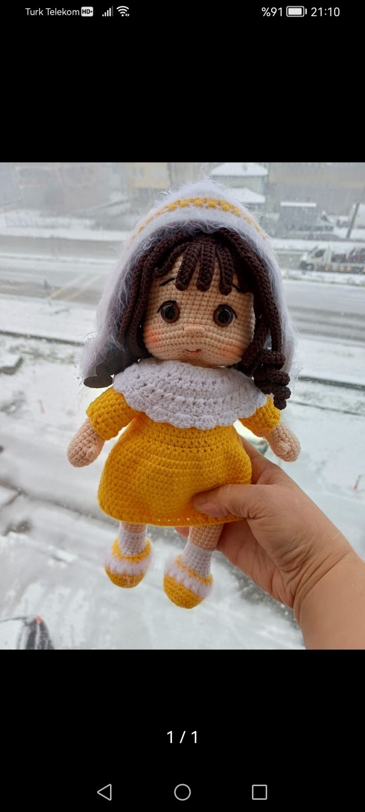amigurumi kız bebek 
