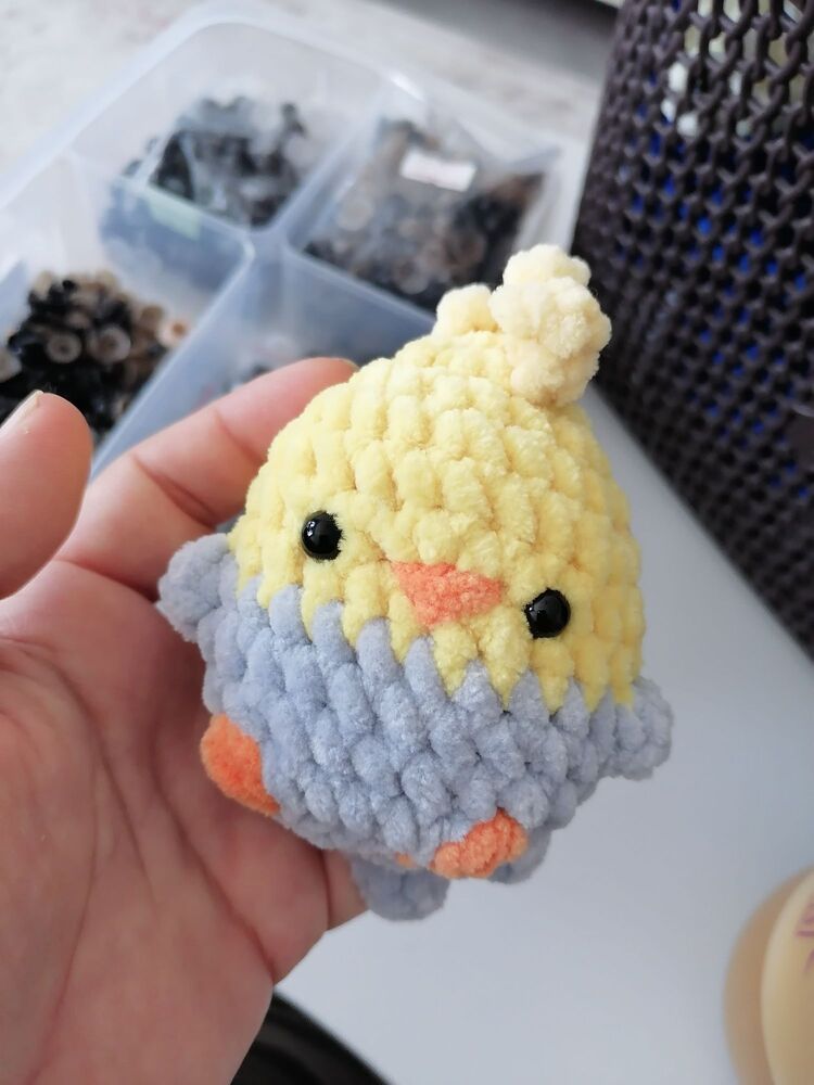 Sultan papağanı anahtarlık peluş