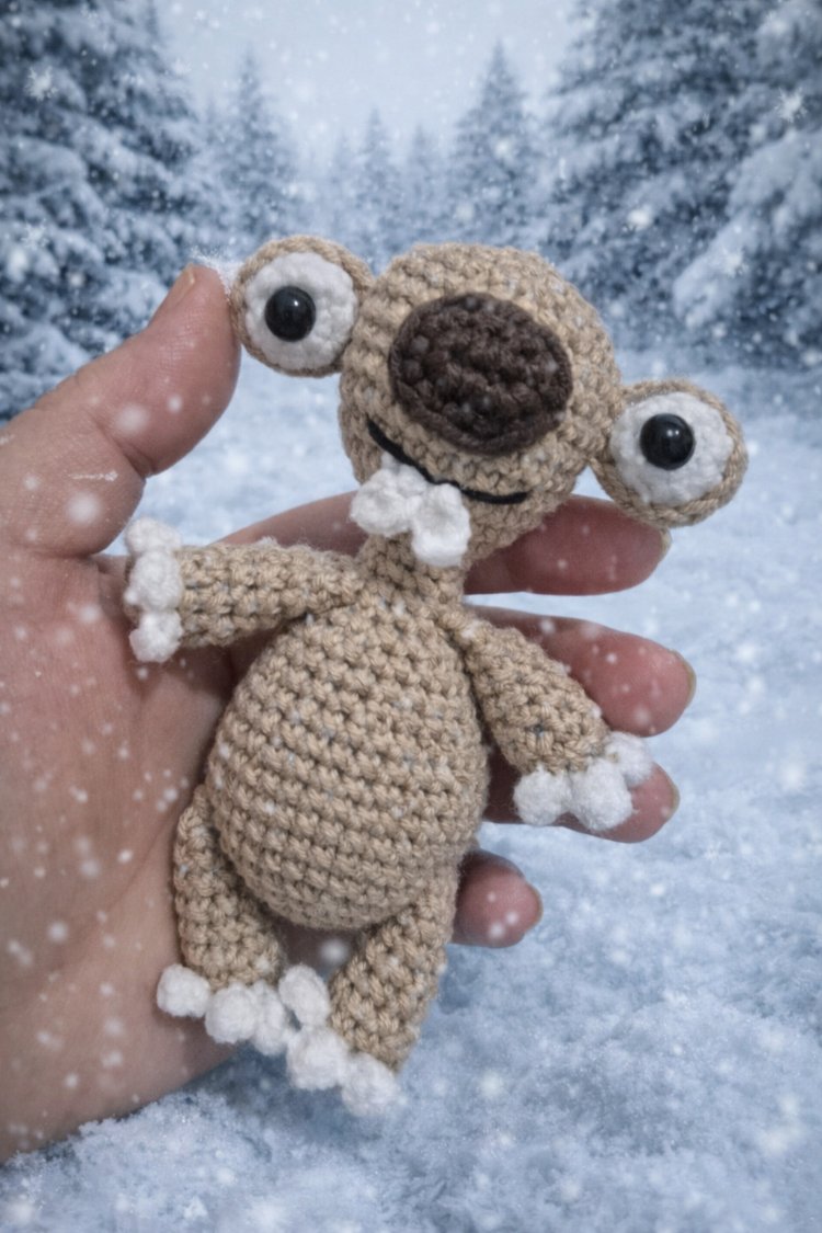 amigurumi sid anahtarlık 