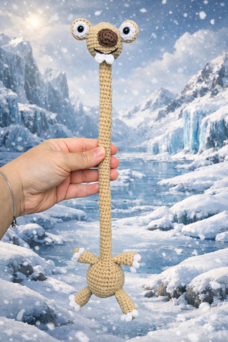 telli amigurumi sid direksiyon süsü uzun boy 20 cm