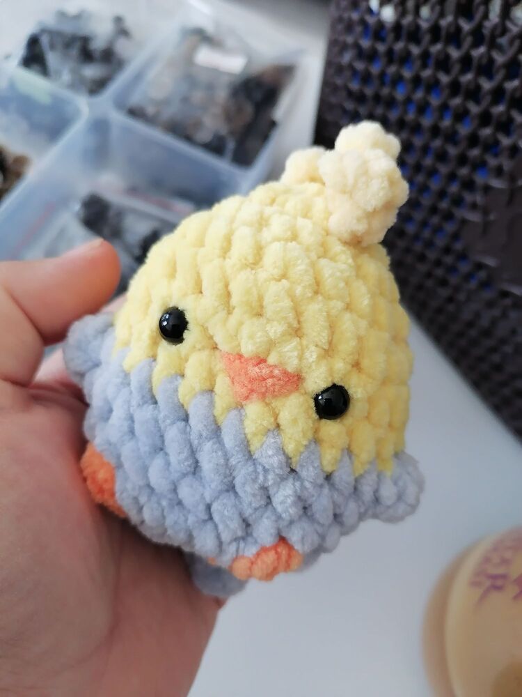 Sultan papağanı anahtarlık peluş