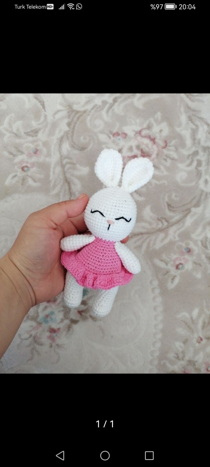 amigurumi mini tavşan