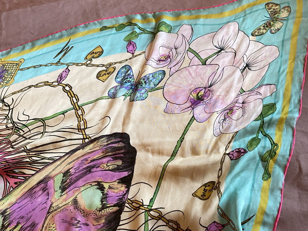 Vintage Matthew Williamson Silk Scarf