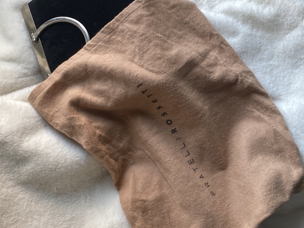 Vintage Fratelli Rossetti Velvet Bag