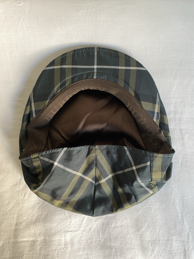Vintage Burberry Tartan Beret