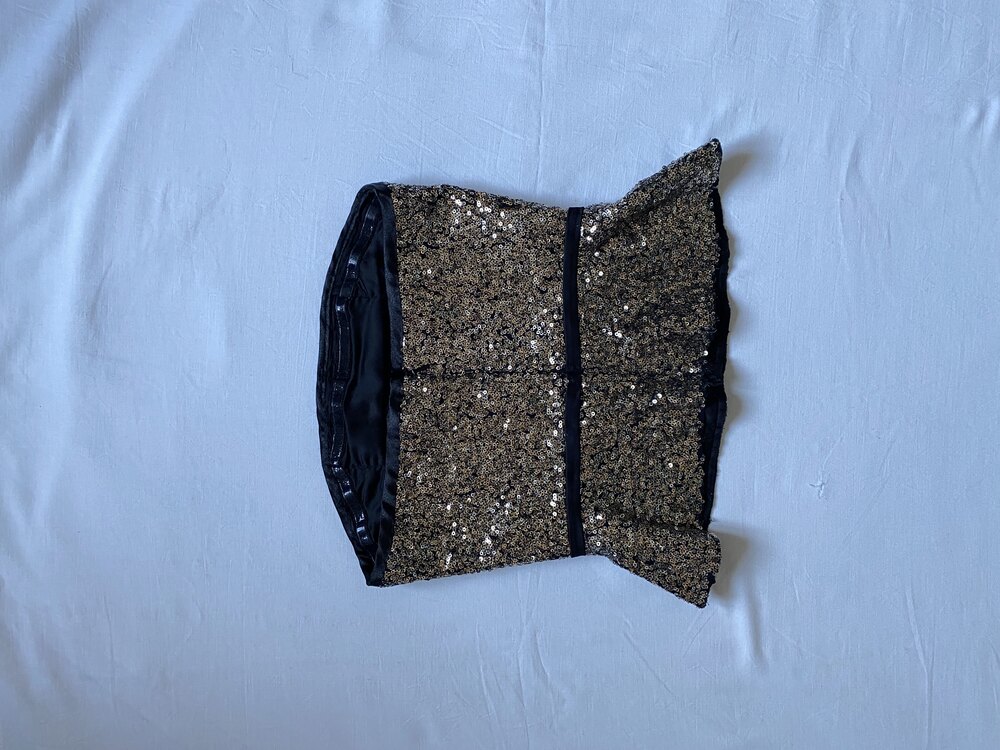 Vintage Adolfo Dominguez Sequin Bustier
