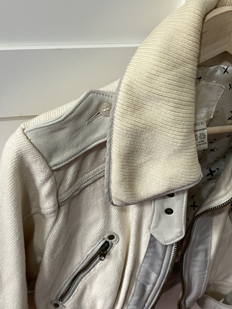 Vintage Diesel Premium Wool & Leather Jacket