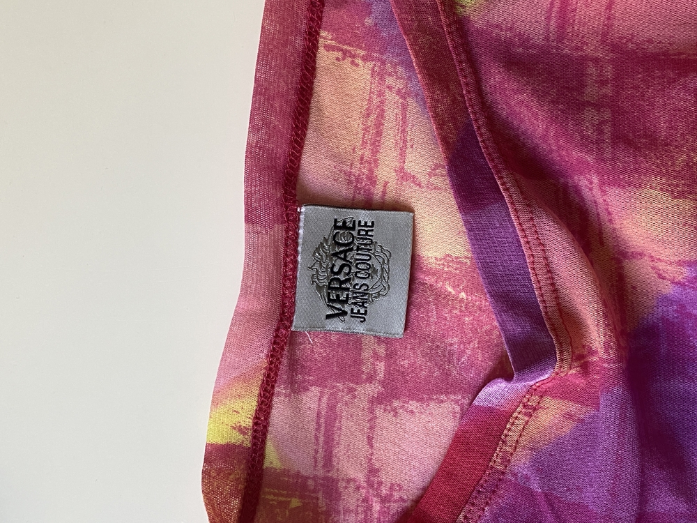 Vintage Versace Jeans Couture Transparan Top 