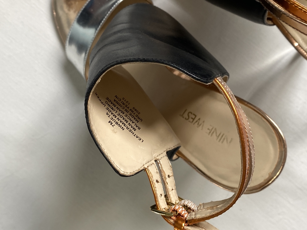 Nine West Clear Wedge Heels